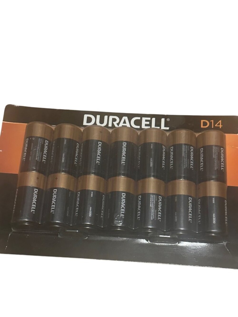 Duracell D Alkaline Batteries 14-Pack Long Lasting Power MN13TB D14 1.5V